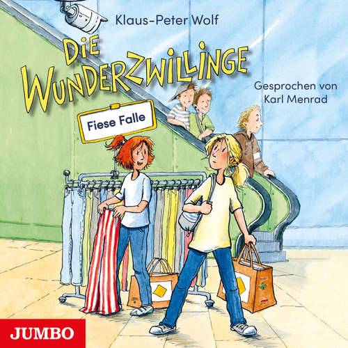 Hoerbuch Die Wunderzwillinge. Fiese Falle [Band 3] - Klaus-Peter Wolf - Karl Menrad