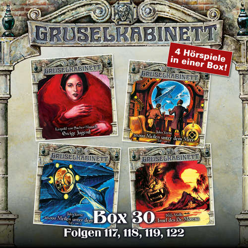 Hoerbuch Gruselkabinett, Box 30: Folgen 117, 118, 119, 122 - Leopold von Sacher-Masoch - Lutz Riedel