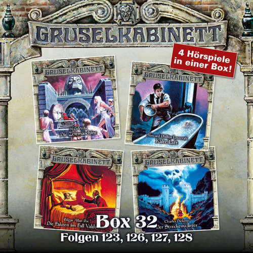 Hoerbuch Gruselkabinett, Box 32: Folgen 123, 126, 127, 128 - Edgar Allan Poe - Claus Thull-Emden