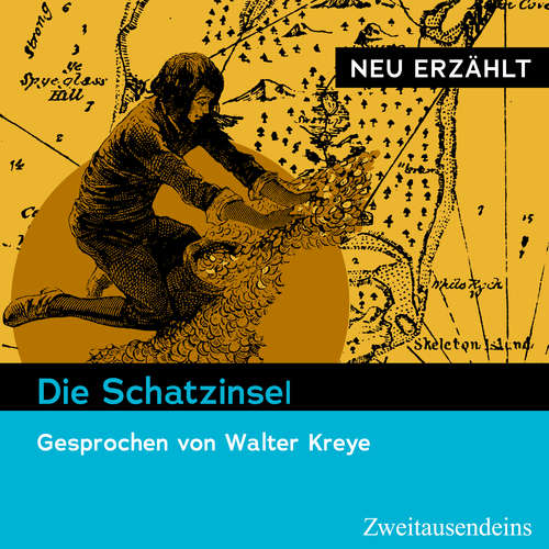 Hoerbuch Die Schatzinsel - neu erzählt - Robert Louis Stevenson - Walter Kreye