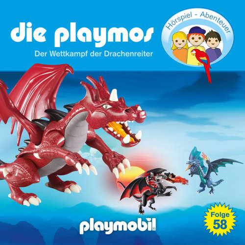 Hoerbuch Die Playmos - Das Original Playmobil Hörspiel, Folge 58: Wettkampf der Drachenreiter - David Bredel - Gerrit Schmidt-Foß Hoerbuch Die Playmos - Das Original Playmobil Hörspiel, Folge 58: Wettkampf der Drachenreiter - David Bredel - Gerrit Schmidt-Foß