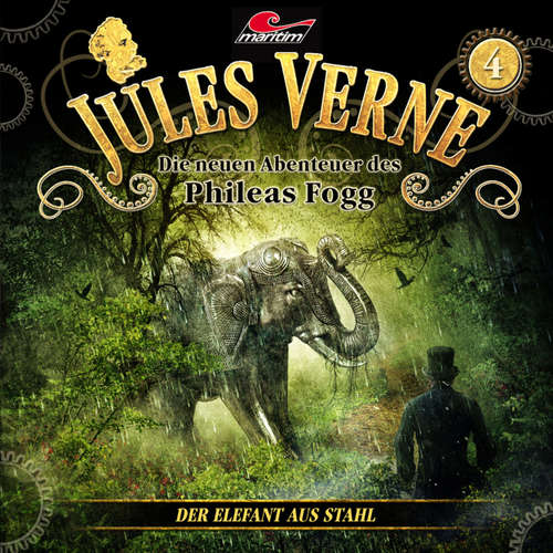 Hoerbuch Jules Verne, Die neuen Abenteuer des Phileas Fogg, Folge 4: Der Elefant aus Stahl - Jules Verne - Christian Brückner Hoerbuch Jules Verne, Die neuen Abenteuer des Phileas Fogg, Folge 4: Der Elefant aus Stahl - Jules Verne - Christian Brückner