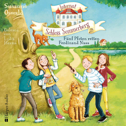 Hoerbuch Internat Schloss Sommerberg - Fünf Pfoten retten Ferdinand Nuss (ungekürzt) - Susanne Oswald - Lydia Herms