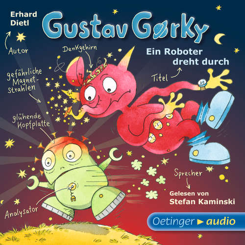 Hoerbuch Gustav Gorky 2. Ein Roboter dreht durch - Erhard Dietl - Stefan Kaminski