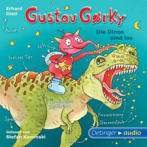 Hoerbuch Gustav Gorky 3. Die Dinos sind los - Erhard Dietl - Stefan Kaminski