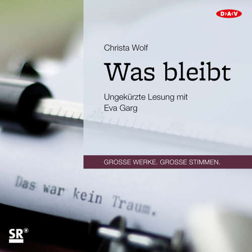 Hoerbuch Was bleibt - Christa Wolf - Eva Garg