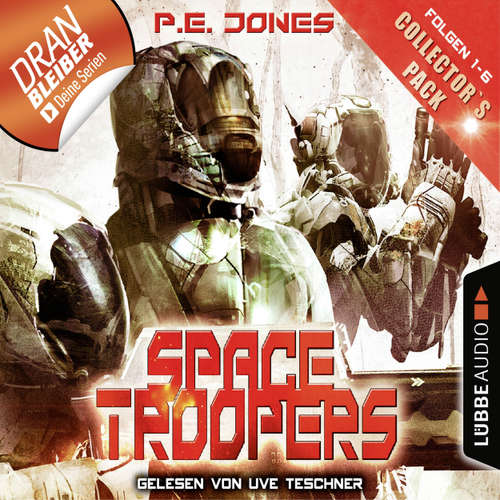 Hoerbuch Space Troopers - Collector's Pack - Folgen 1-6 - P. E. Jones - Uve Teschner