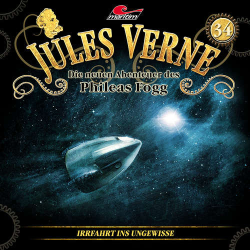 Hoerbuch Jules Verne, Die neuen Abenteuer des Phileas Fogg, Folge 34: Irrfahrt ins Ungewisse - Marc Freund - Christian Brückner