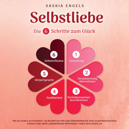 Hoerbuch Selbstliebe – Die 6 Schritte zum Glück: Wie du durch Achtsamkeit, Selbstreflektion und Körpersprache dein Selbstbewusstsein stärkst und mehr Lebensfreude empfindest. Finde dein neues Ich - Saskia Engels - Yvonne Radtke