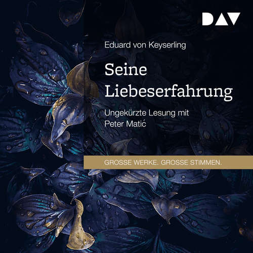 Hoerbuch Seine Liebeserfahrung - Eduard Von Keyserling - Peter Matić