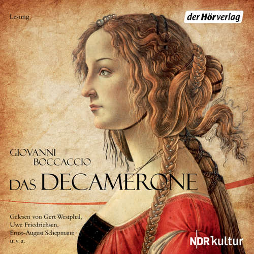 Hoerbuch Das Decamerone - Giovanni Boccaccio - Ernst-August Schepmann