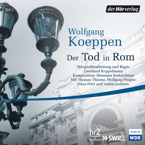 Hoerbuch Der Tod in Rom - Wolfgang Koeppen - Ulrich Noethen