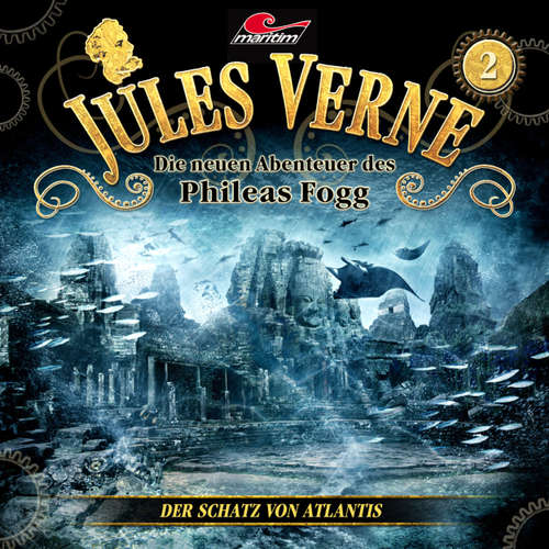 Hoerbuch Jules Verne, Die neuen Abenteuer des Phileas Fogg, Folge 2: Der Schatz von Atlantis - Jules Verne - Christian Brückner Hoerbuch Jules Verne, Die neuen Abenteuer des Phileas Fogg, Folge 2: Der Schatz von Atlantis - Jules Verne - Christian Brückner