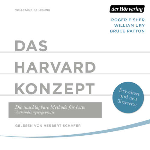 Hoerbuch Das Harvard-Konzept - Roger Fisher - Herbert Schäfer