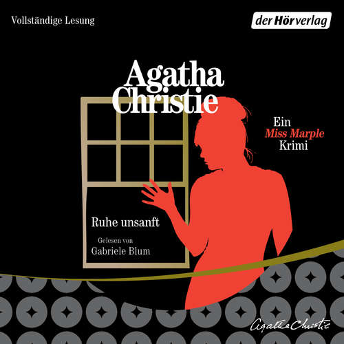 Hoerbuch Ruhe unsanft - Agatha Christie - Gabriele Blum