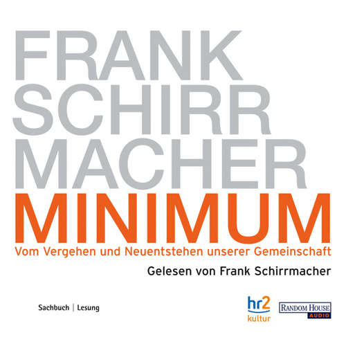 Hoerbuch Minimum - Frank Schirrmacher - Frank Schirrmacher