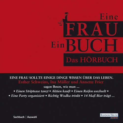 Hoerbuch Eine Frau - Ein Buch - Jacqueline Thomae - Esther Schweins