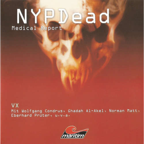 Hoerbuch NYPDead - Medical Report, Folge 5: VX - Andreas Masuth - Wolfgang Condrus