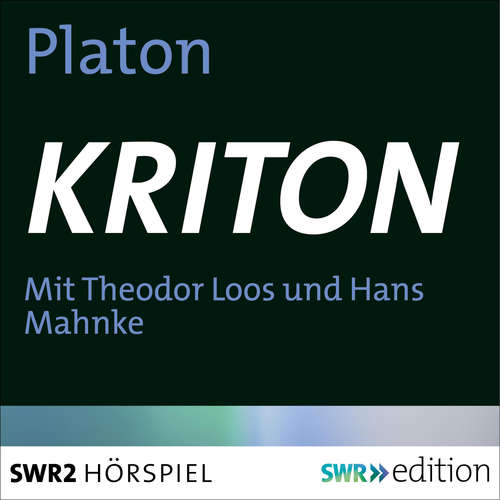 Hoerbuch Kriton - Platon, - Hans Mahnke