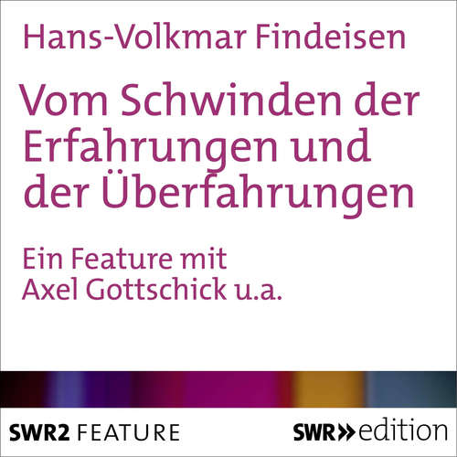 Hoerbuch Vom Schwinden der Erfahrungen und der Überfahrungen - Hans-Volkmar Findeisen - Susanne Heydenreich