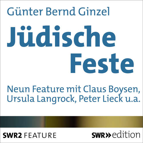 Hoerbuch Jüdische Feste - Günther Bernd Ginzel - Peter Lieck