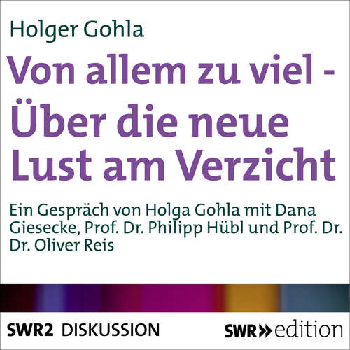 Hoerbuch Von allem zu viel - Holger Gohla - Holger Gohla