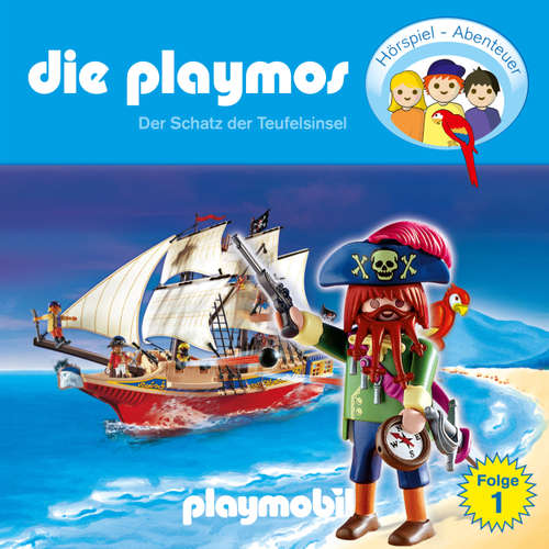 Hoerbuch Die Playmos - Das Original Playmobil Hörspiel, Folge 1: Der Schatz der Teufelsinsel - Simon X. Rost - Gerrit Schmidt-Foß Hoerbuch Die Playmos - Das Original Playmobil Hörspiel, Folge 1: Der Schatz der Teufelsinsel - Simon X. Rost - Gerrit Schmidt-Foß