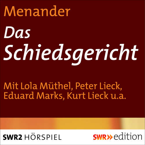 Hoerbuch Das Schiedsgericht - Menander - Lola Müthel