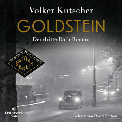 Hoerbuch Goldstein (Die Gereon-Rath-Romane 3) - Volker Kutscher - David Nathan