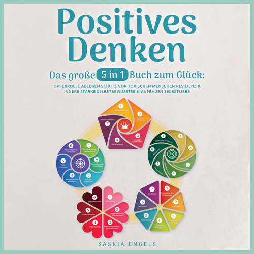 Hoerbuch Positives Denken – Das große 5 in 1 Buch zum Glück: Opferrolle ablegen | Schutz vor toxischen Menschen | Resilienz & innere Stärke | Selbstbewusstsein aufbauen | Selbstliebe empfinden - Saskia Engels - Yvonne Radtke