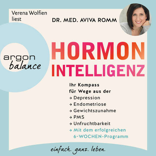 Hoerbuch Hormon-Intelligenz - Ihr Kompass für Wege aus der Depression, Endometriose, Gewichtszunahme, PMS und Unfruchtbarkeit - mit dem erfolgreichen 6-Wochen-Programm (Autorisierte Lesefassung) - Dr. med. Aviva Romm - Verena Wolfien