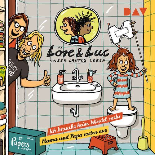 Hoerbuch Löre & Luc - Unser lautes Leben, Band 8: Folge 15: Ich brauche keine Windel mehr / Folge 16: Mama und Papa rasten aus - Jenny Alten - Ilja Richter