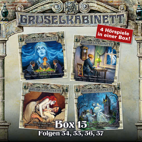 Hoerbuch Gruselkabinett, Box 15: Folgen 54, 55, 56, 57 - Alice & Claude Askew - Hans-Georg Panczak Hoerbuch Gruselkabinett, Box 15: Folgen 54, 55, 56, 57 - Alice & Claude Askew - Hans-Georg Panczak
