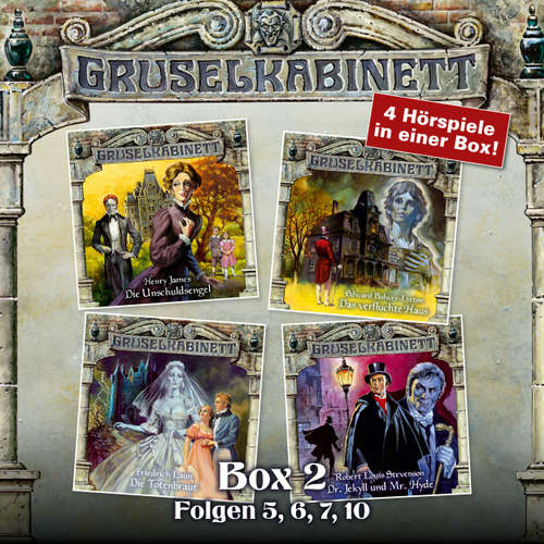 Hoerbuch Gruselkabinett, Box 2: Folgen 5, 6, 7, 10 - Henry James - Rita Engelmann Hoerbuch Gruselkabinett, Box 2: Folgen 5, 6, 7, 10 - Henry James - Rita Engelmann