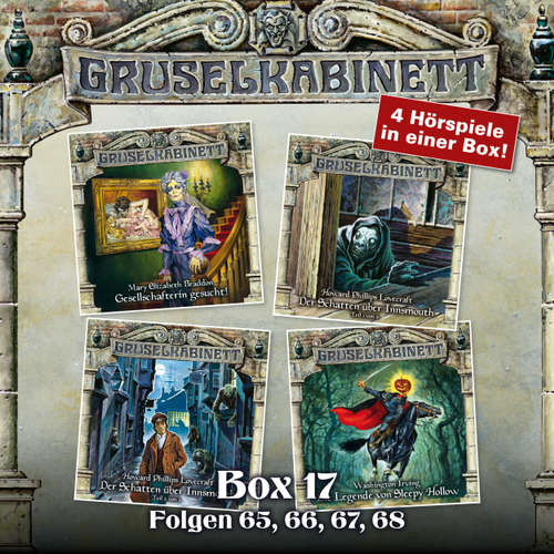 Hoerbuch Gruselkabinett, Box 17: Folgen 65, 66, 67, 68 - Mary Elizabeth Braddon - Ingrid van Bergen Hoerbuch Gruselkabinett, Box 17: Folgen 65, 66, 67, 68 - Mary Elizabeth Braddon - Ingrid van Bergen