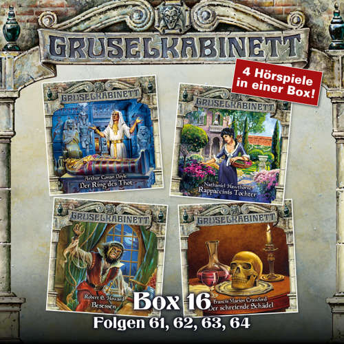Hoerbuch Gruselkabinett, Box 16: Folgen 61, 62, 63, 64 - Arthur Conan Doyle - Tommi Piper