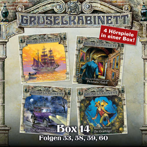 Hoerbuch Gruselkabinett, Box 14: Folgen 53, 58, 59, 60 - William Hope Hodgson - Johannes Berenz Hoerbuch Gruselkabinett, Box 14: Folgen 53, 58, 59, 60 - William Hope Hodgson - Johannes Berenz