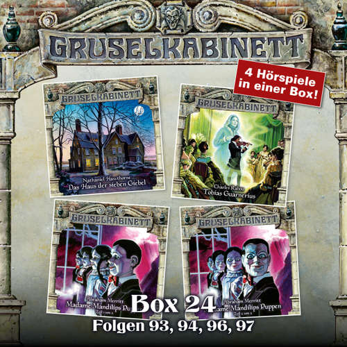 Hoerbuch Gruselkabinett, Box 24: Folgen 93, 94, 96, 97 - Nathaniel Hawthorne - Dagmar von Kurmin Hoerbuch Gruselkabinett, Box 24: Folgen 93, 94, 96, 97 - Nathaniel Hawthorne - Dagmar von Kurmin