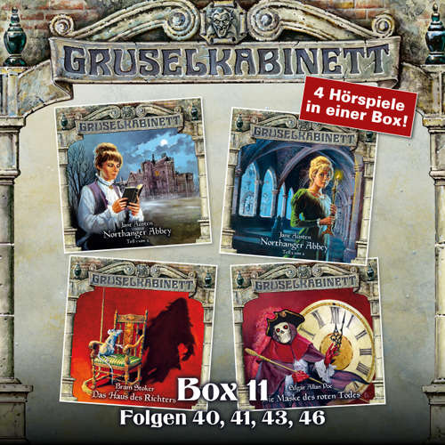 Hoerbuch Gruselkabinett, Box 11: Folgen 40, 41, 43, 46 - Jane Austen - Marie-Luise Schramm Hoerbuch Gruselkabinett, Box 11: Folgen 40, 41, 43, 46 - Jane Austen - Marie-Luise Schramm
