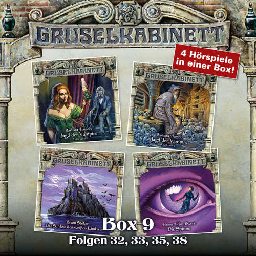 Hoerbuch Gruselkabinett, Box 9: Folgen 32, 33, 35, 38 - Barbara Hambly - Wolfgang Pampel Hoerbuch Gruselkabinett, Box 9: Folgen 32, 33, 35, 38 - Barbara Hambly - Wolfgang Pampel