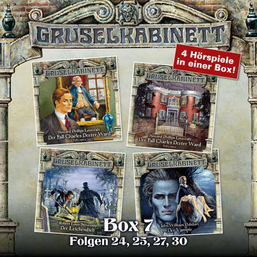 Hoerbuch Gruselkabinett, Box 7: Folgen 24, 25, 27, 30 - H.P. Lovecraft - Ernst Meincke