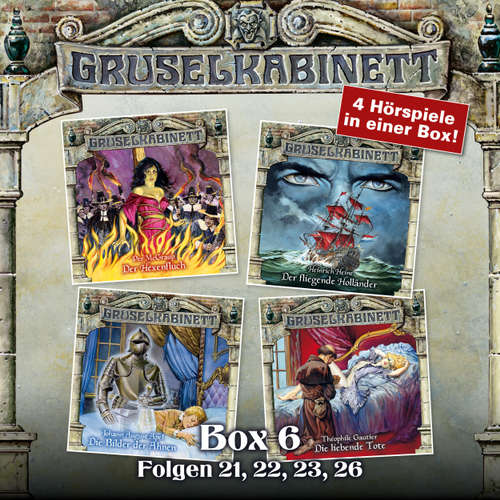 Hoerbuch Gruselkabinett, Box 6: Folgen 21, 22, 23, 26 - Per McGraup - Marianne Wischman Hoerbuch Gruselkabinett, Box 6: Folgen 21, 22, 23, 26 - Per McGraup - Marianne Wischman