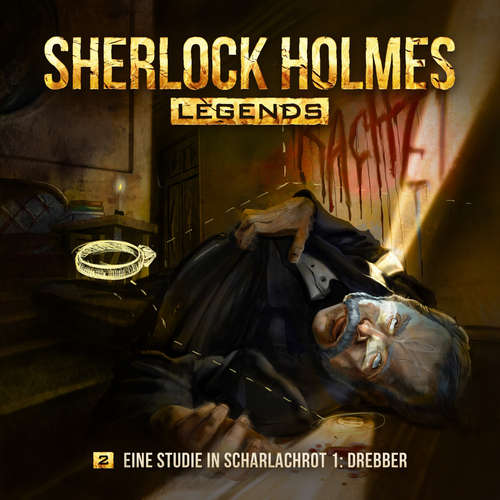 Hoerbuch Sherlock Holmes - Sherlock Holmes Legends, Folge 2: Eine Studie in Scharlachrot I: Drebber - Eric Zerm - Florian Hoffmann