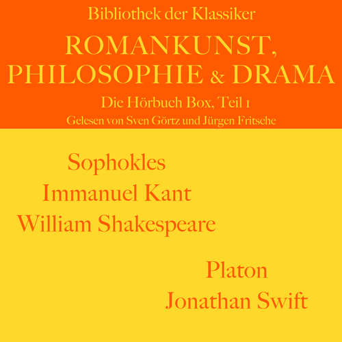 Hoerbuch Romankunst, Philosophie und Drama: Die Hörbuch Box, Teil 1 - Sophokles - Sven Görtz