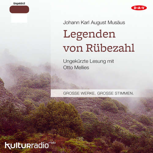Hoerbuch Legenden von Rübezahl - Johann Karl August Musäus - Otto Mellies