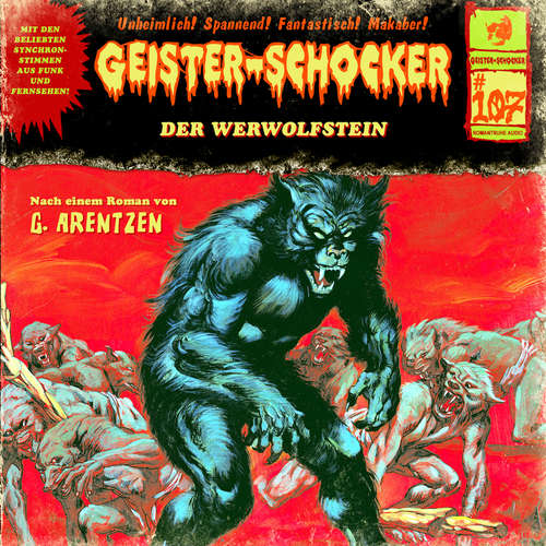 Hoerbuch Geister-Schocker, Folge 107: Der Werwolfstein - Markus Topf - Sascha Rotermund