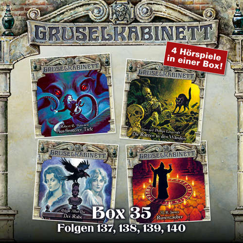 Hoerbuch Gruselkabinett, Box 35: Folgen 137, 138, 139, 140 - Robert E. Howard - Bert Stevens