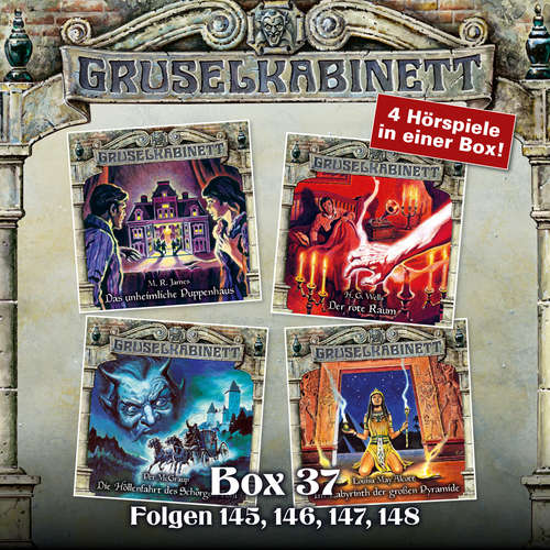 Hoerbuch Gruselkabinett, Box 37: Folgen 145, 146, 147, 148 - M. R. James - Matthias Lühn
