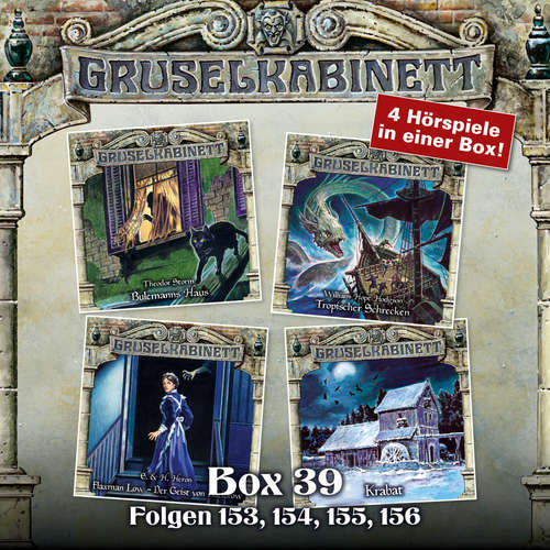 Hoerbuch Gruselkabinett, Box 39: Folgen 153, 154, 155, 156 - Theodor Storm - Peter Weis
