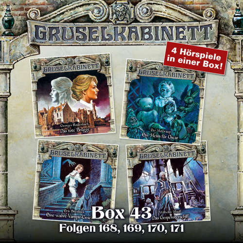 Hoerbuch Gruselkabinett, Box 43: Folgen 168, 169, 170, 171 - Georges Rodenbach - Peter Weis